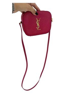 Saint Laurent Small Monogram Camera Bag Hot Pink
